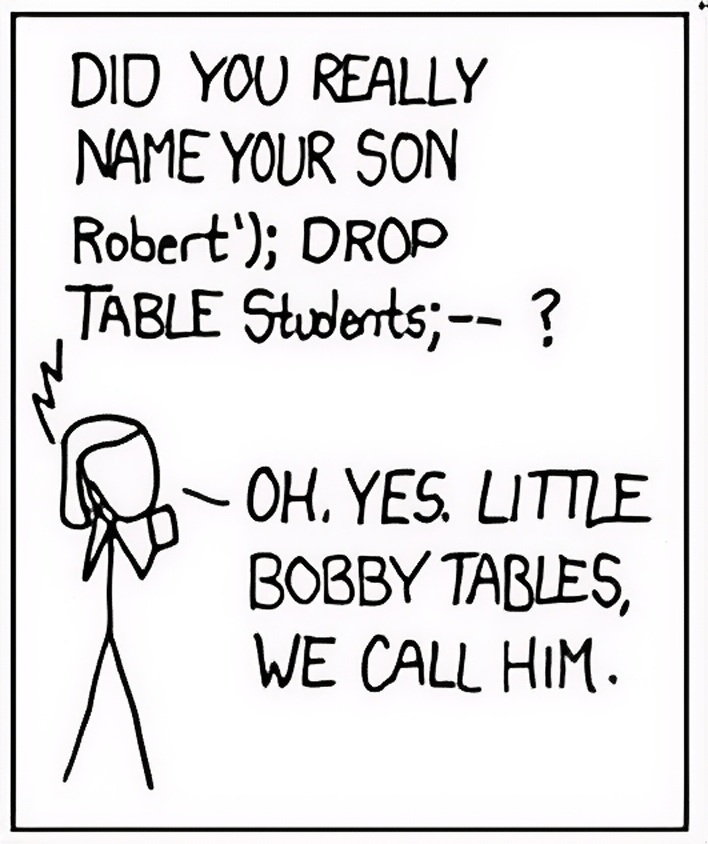 XKCD Bobby Tables